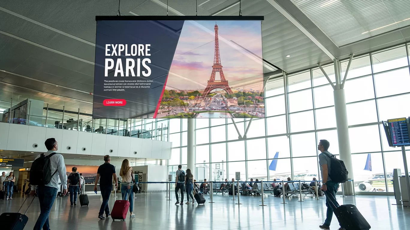 Pantalla LED transparente NexoLED en Barcelona